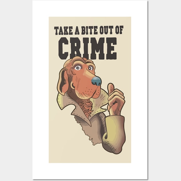 Take a Tit Out of Crime Wall Art by binding classroom